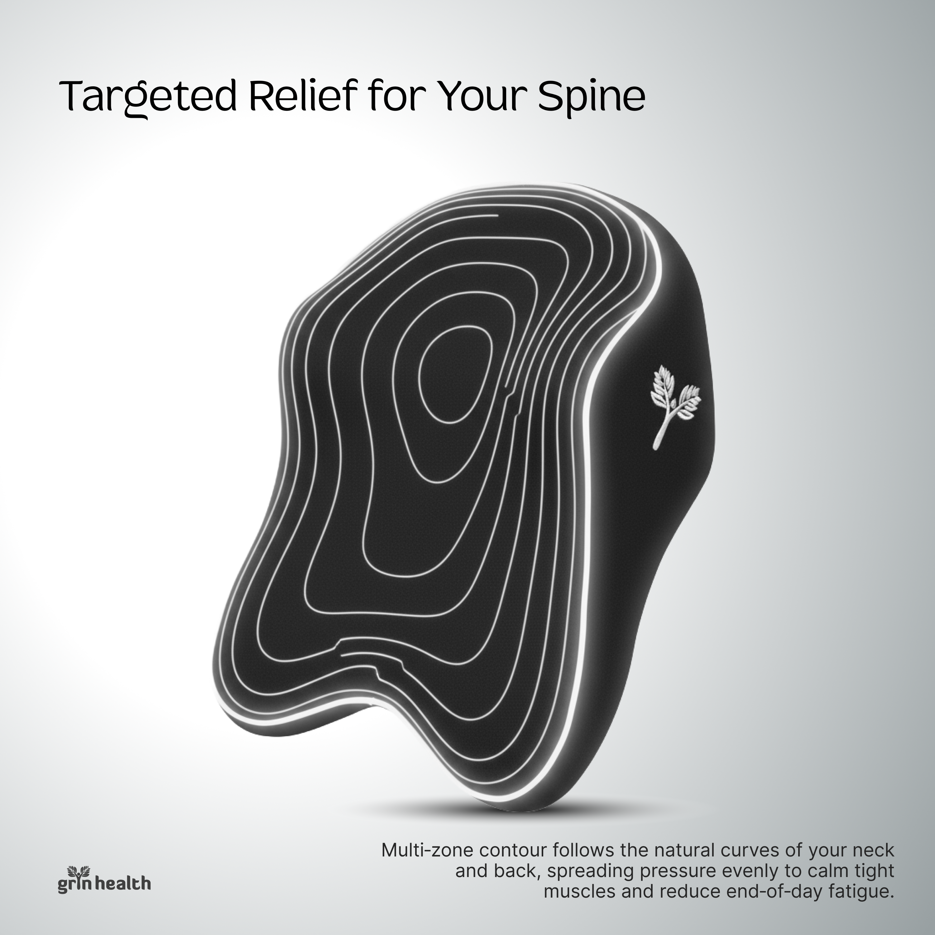 Car Comfort Combo (Large Plus), Backrest Full Lumbar Support with Extra Deep Neck Support Headrest Cushion-Combo Kit