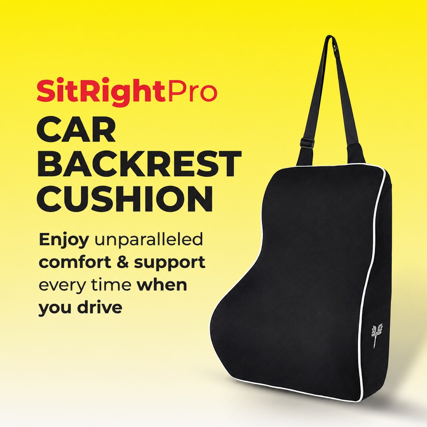 SitRight Pro Car Backrest Cushion (Large)