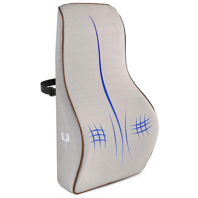 SitRight Pro Full Lumbar Back Support- Sleek & Soft