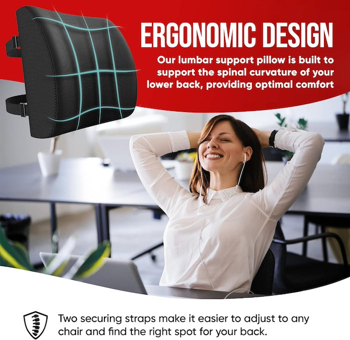 Small Lumbar Support Memory Foam Cushion