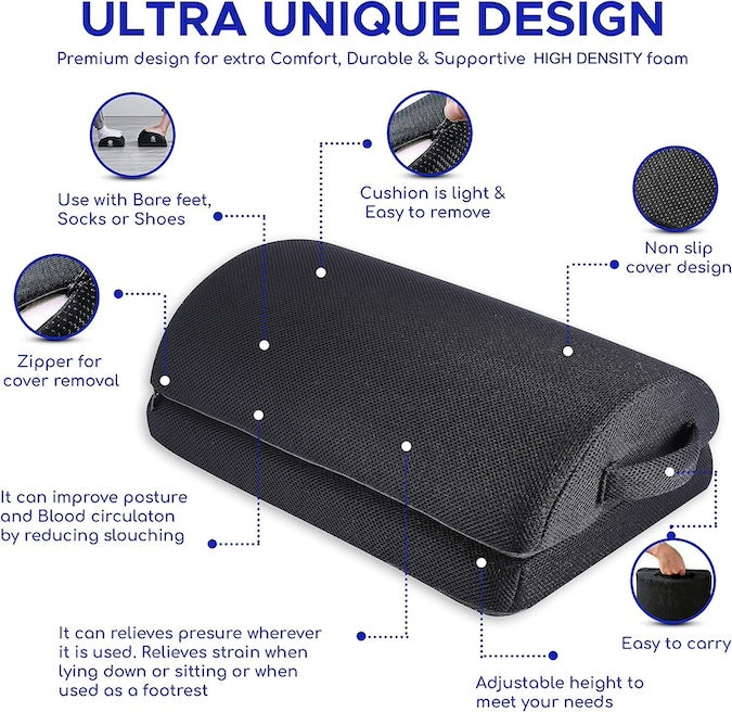 Adjustable Foot Rest for Under Desk