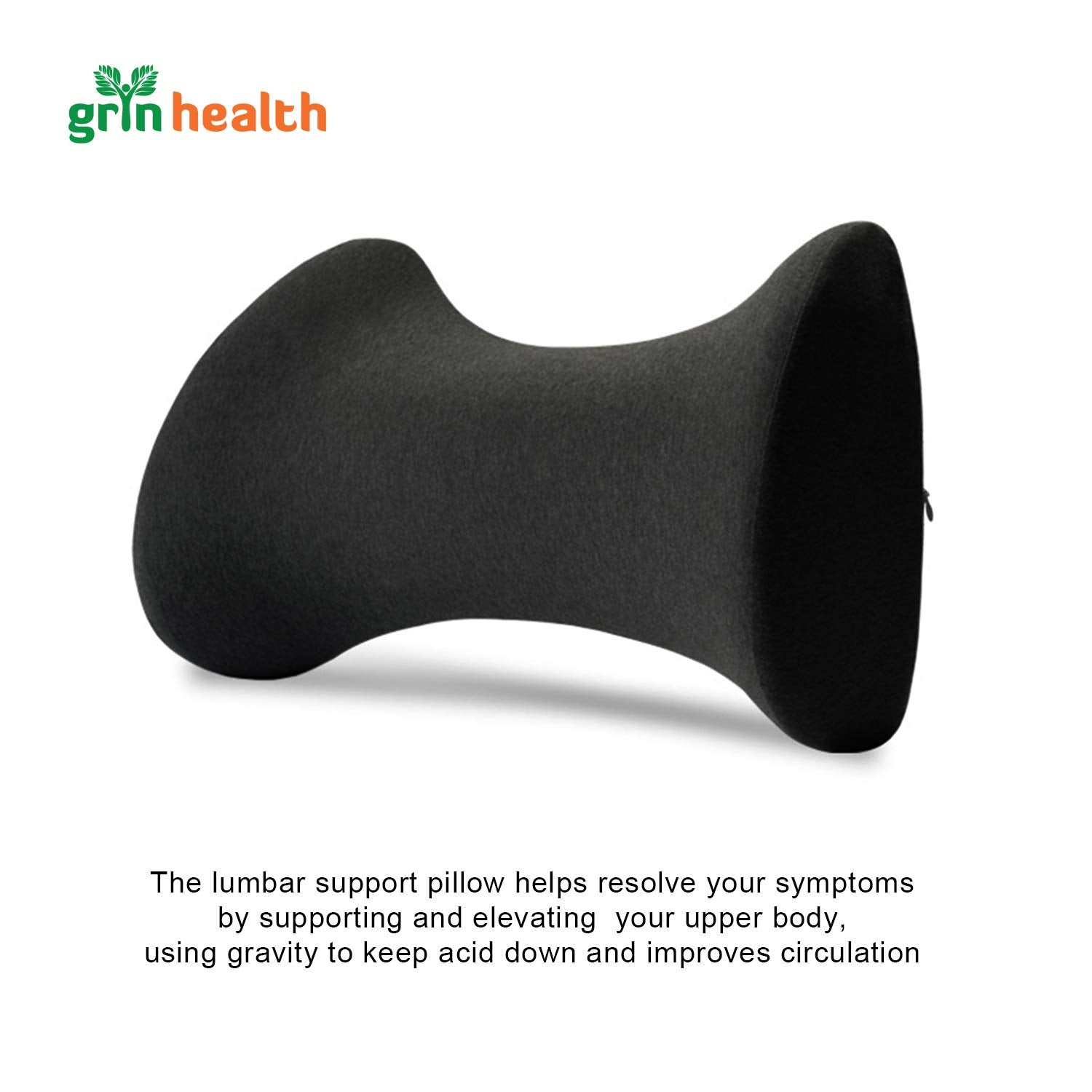 Sleep Lumbar Support Pillow for Relief From Back, Sciatica, Lumbar Pain- Waist Pillow