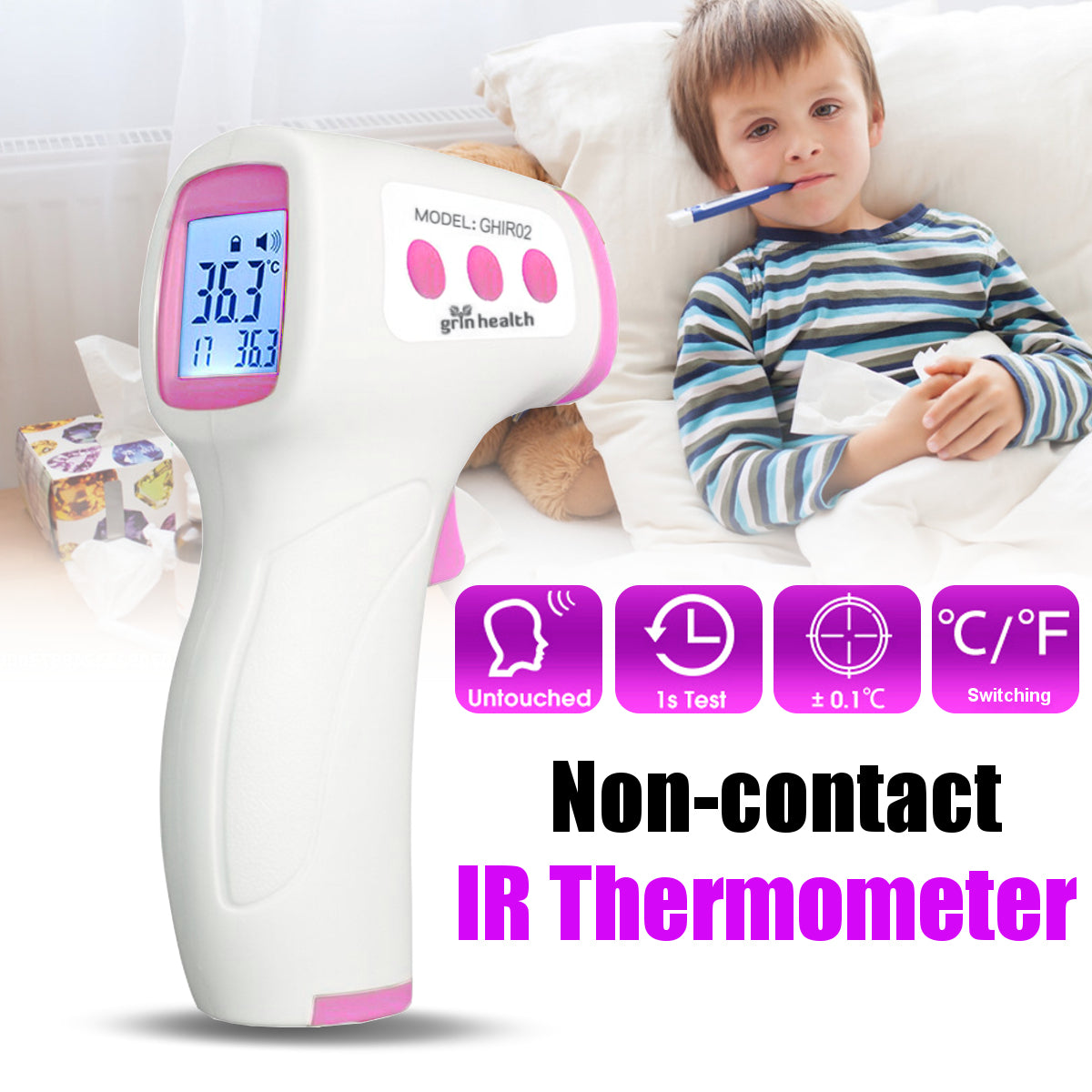 Non Contact Infrared Forehead Thermometer