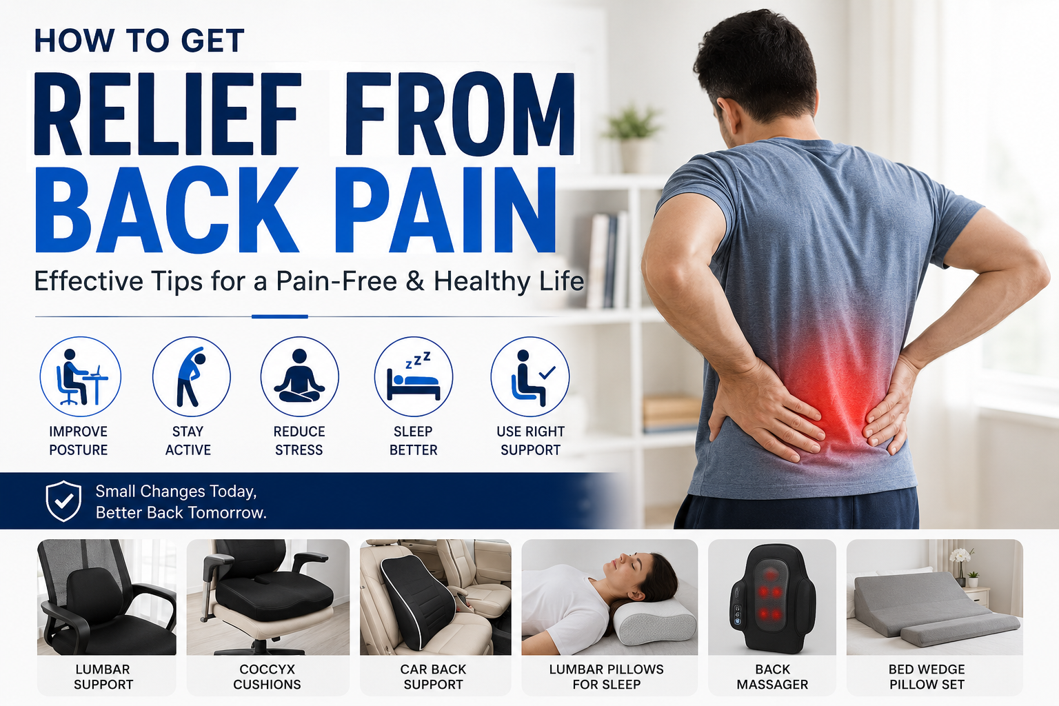 How to get relief from back pain with Grin Health products