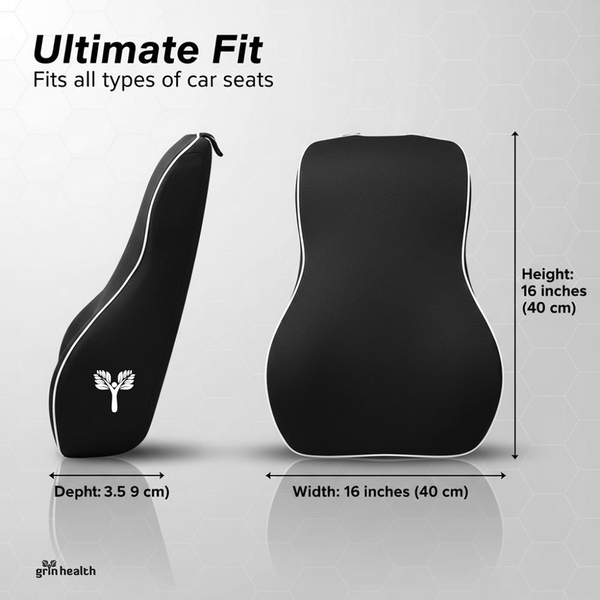 SitRight Pro Car Full Lumbar Back Support