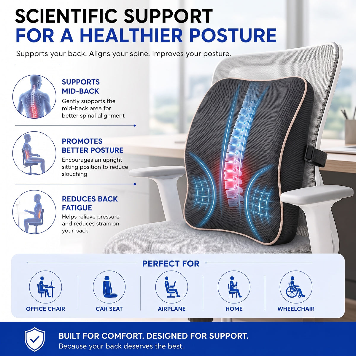 SitRight Mid-Backrest Cushion