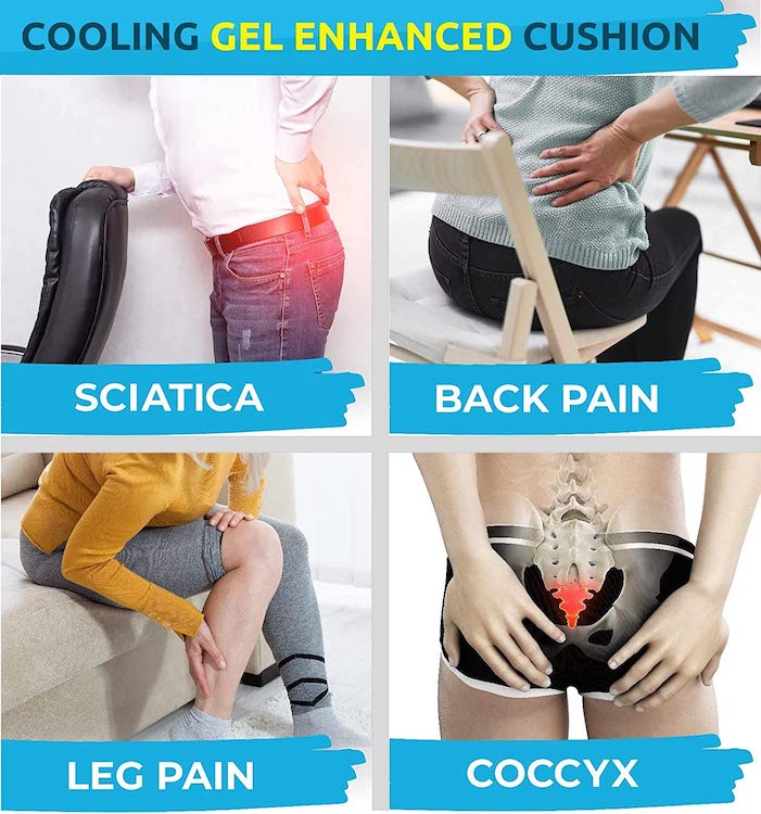 Memory foam coccyx cushion pillow: Supportive seating solution