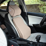 Car Comfort Combo (Large), Backrest Full Lumbar Support & Large Neck Pillow Combo Kit