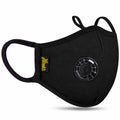 N99 Anti Pollution Mask with Valve, Black, Free Size