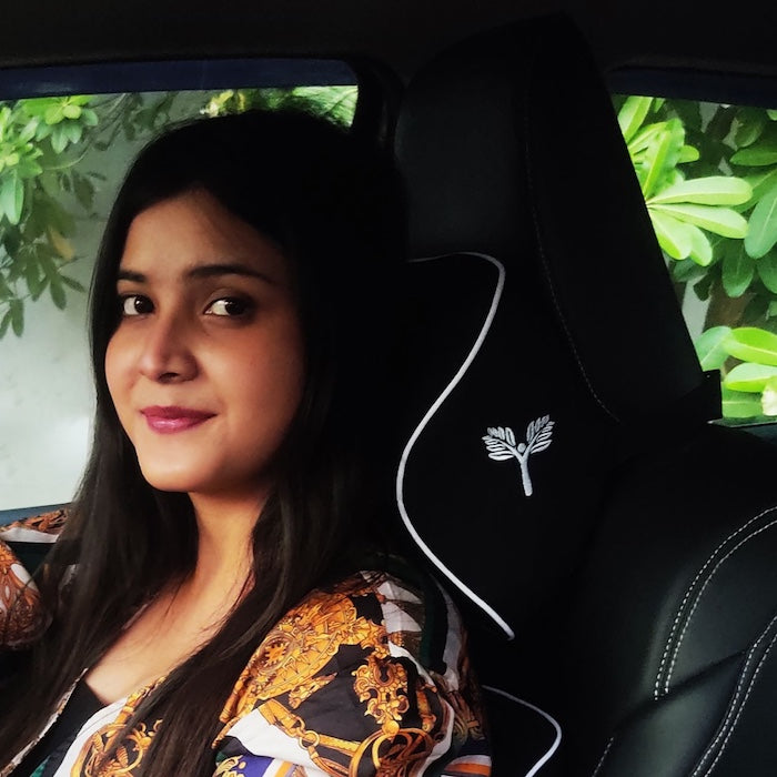 Orthopedic Car Neck Rest Pillow (Large) Added Comfort Support for Extra Cushioning