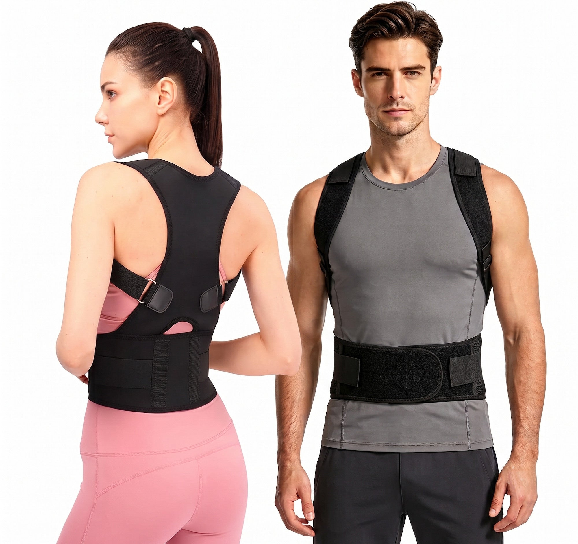 Posture Corrector with Lumbar Support Waist Belt (PC09)