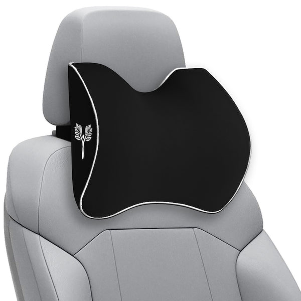 Large Curve Car Headrest Memory Foam Neckrest Pillow -(12 cm/4.7 inch Thick)