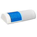 Gel Top Semi Roll Pillow, Half Moon Bolster Pillow