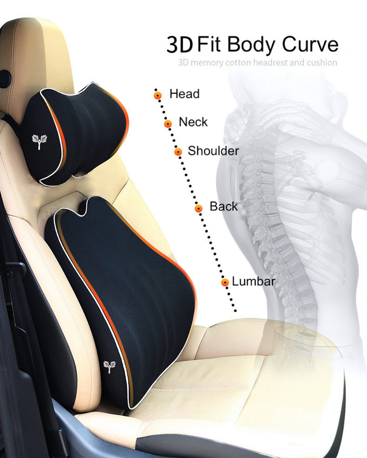 Grin Health Orthopedic Lower Lumbar Back Support for Car Driving