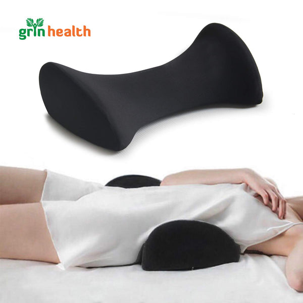 Soft Lumbar Support Pillow for Relief From Back, Sciatica, Lumbar Pain- Waist Pillow