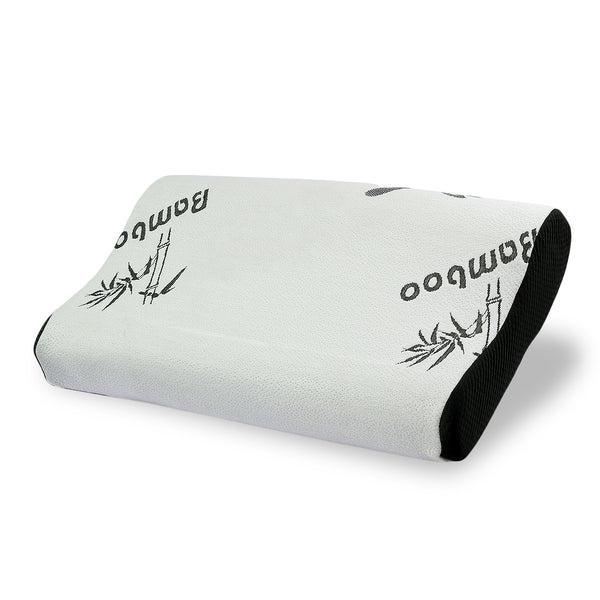 Contour Cervical Pillow, White/Green